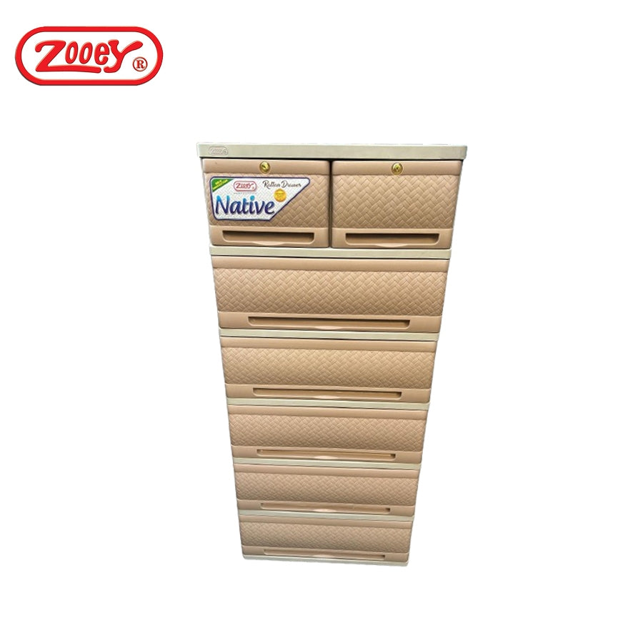 Zooey Native Rattan Drawers 6 Layer Stock No. 2002-6L