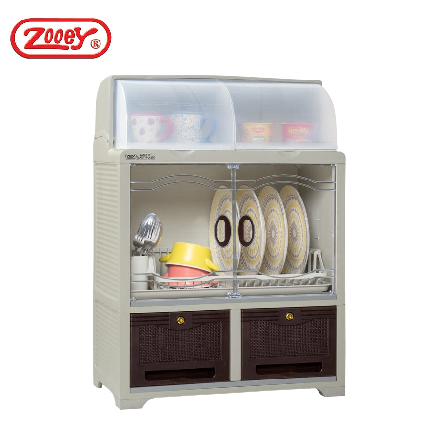 Zooey Smart Bio Clean Dish Cabinet/Organizer Stock No. 908-SB