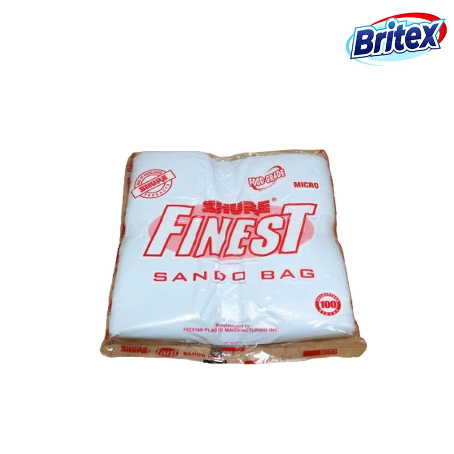 Britex Shure Finest(Micro) Plastic Sando Bags (100pcs)