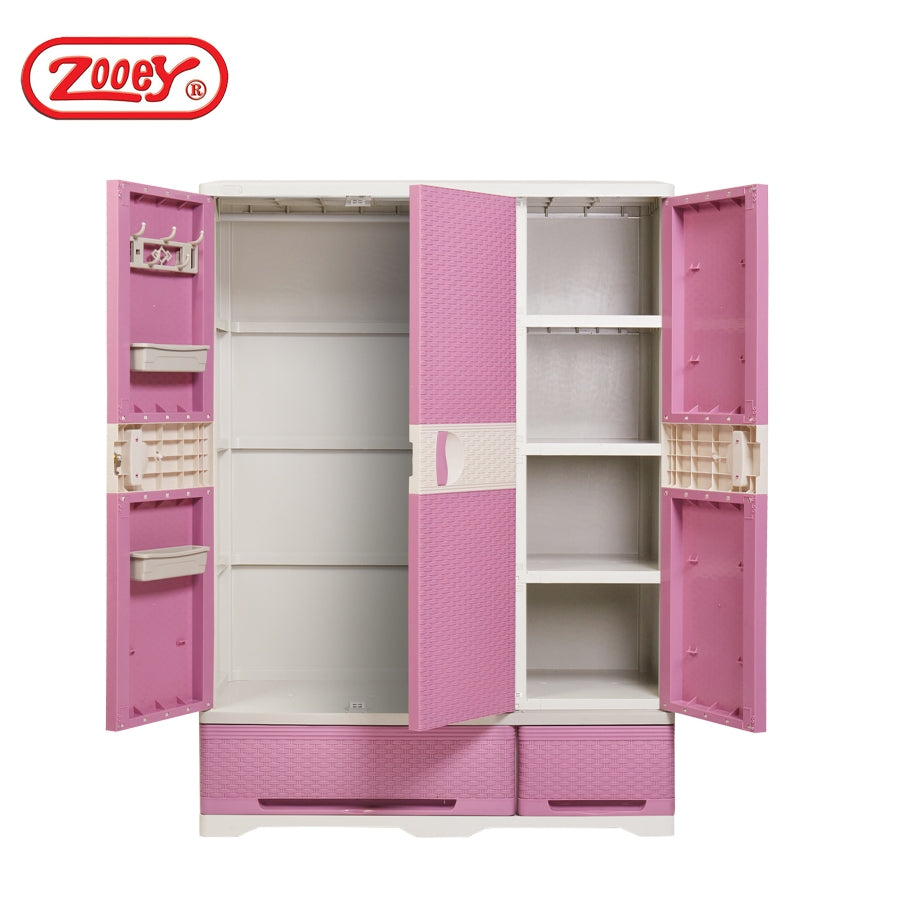 ZOOEY GRAND RATTAN CABINET /Wardrobe/Clothes Organizer Stock No.GRR-2009 Rattan