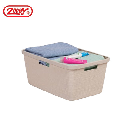 Zooey AMARA Linen Cloth Design Multi Purpose Basket Stock No.355