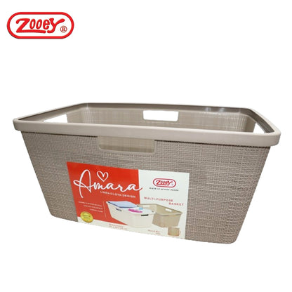 Zooey AMARA Linen Cloth Design Multi Purpose Basket Stock No.355