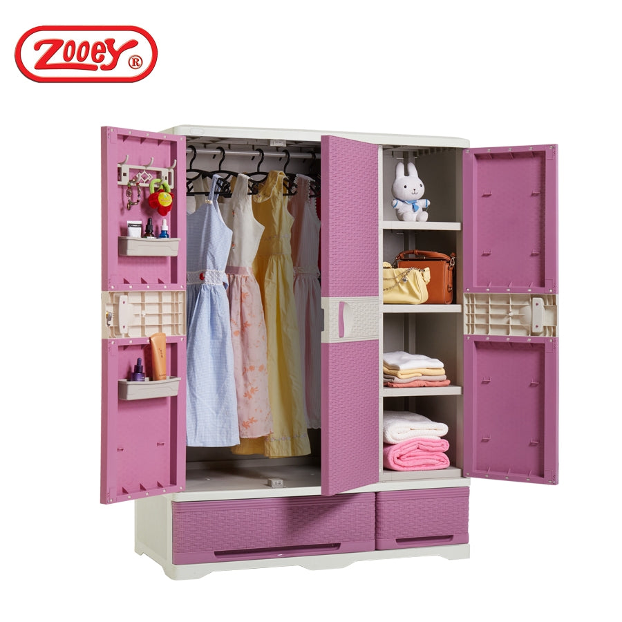 ZOOEY GRAND RATTAN CABINET /Wardrobe/Clothes Organizer Stock No.GRR-2009 Rattan