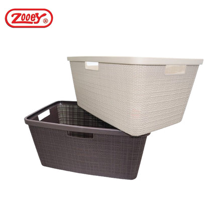 Zooey AMARA Linen Cloth Design Multi Purpose Basket Stock No.355