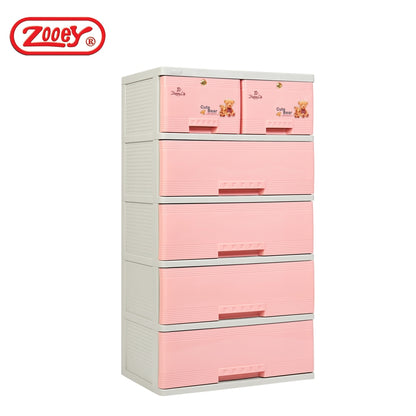 Zooey Adora Wardrobe/Clothes Organizer 5 Layer