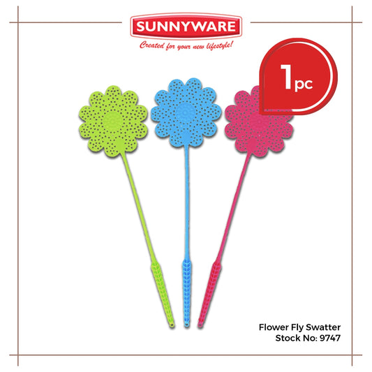 1pc Flower Fly Swatter [Sunnyware 9747] | Plasticware | Pest Control | Insect Killer | Householdware