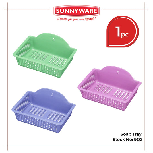 Sunnyware 902 Soap Tray wall mount with drain