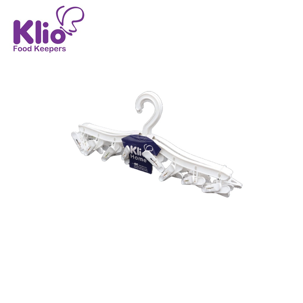KLIO H129-3Hanger with 8 Clips 3’S