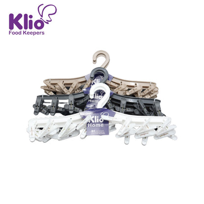 KLIO H129-3Hanger with 8 Clips 3’S
