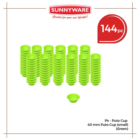 144pcs (1 gross) set P4 40 mm Puto Cup (small) 65mm x 25mm Puto Cup [ Sunnyware P4]