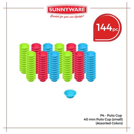 144pcs (1 gross) set P4 40 mm Puto Cup (small) 65mm x 25mm Puto Cup [ Sunnyware P4]