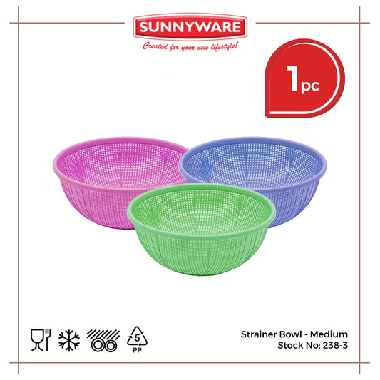 Sunnyware 238-3 Strainer Bowl - medium