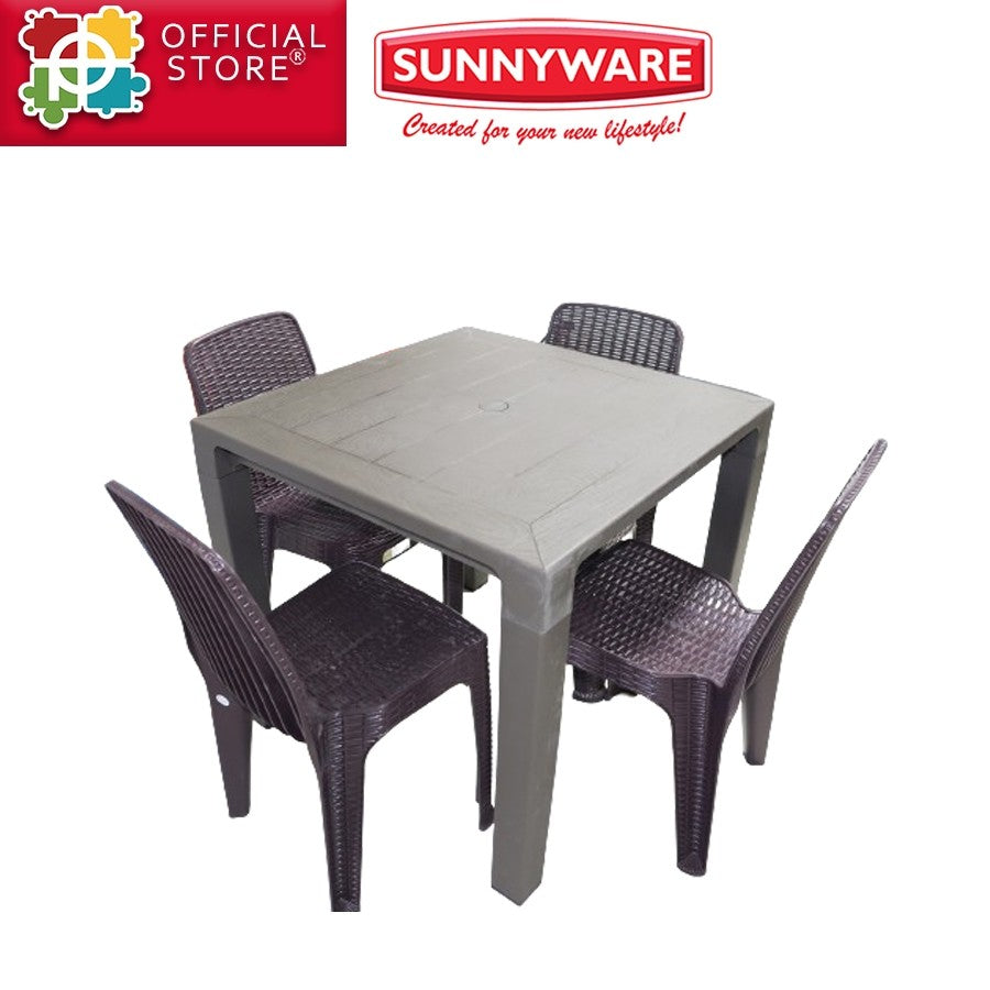 Sunnyware Tahanan Koleksyon "Mesa ng Bayan" 4 Seater Stock No. 870