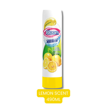 Bloom Lemon Dishwashing Liquid Squeeze Bottle Plant-Based  Grease Cleaner Stand Up Refill Pouch Sach