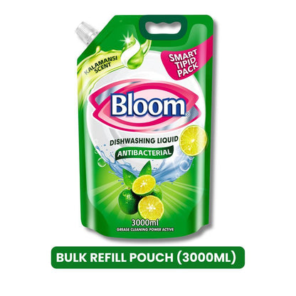 Bloom Kalamansi Dishwashing Liquid Refill Pouch Plant-Based  Grease Cleaner Squeeze Bottle Stand Up