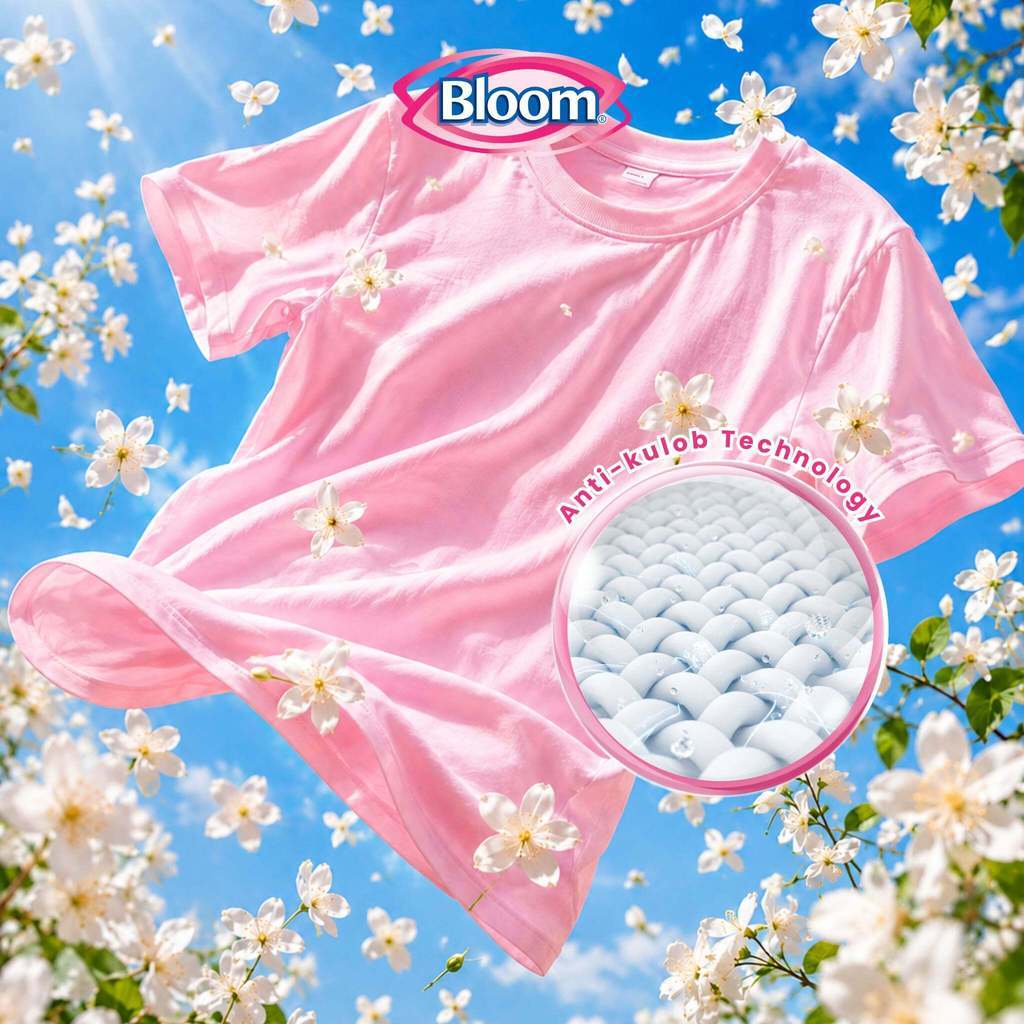 Bloom Plant-Based Liquid Detergent/Laundry Detergent Jasmine Fresh Fabric Wash Gentle on Hands Laund