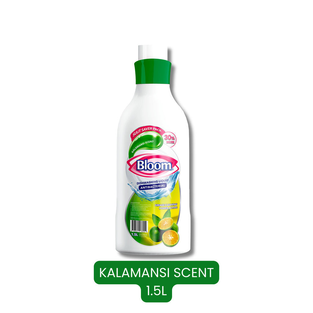 Bloom Dishwashing Liquid Refill Bottle 1.5L and 2.8L - Kalamansi