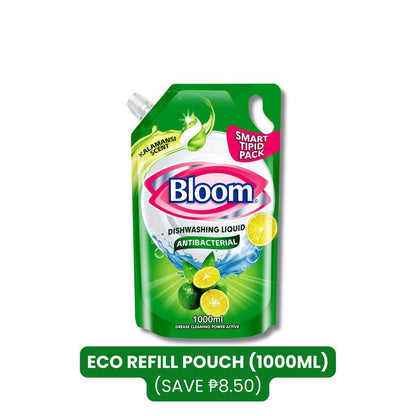 Bloom Kalamansi Dishwashing Liquid Refill Pouch Plant-Based  Grease Cleaner Squeeze Bottle Stand Up