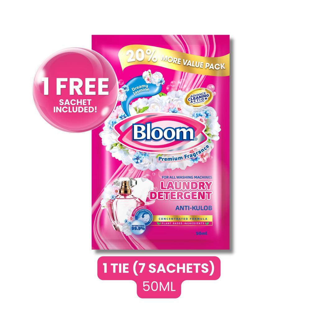 Bloom Plant-Based Liquid Detergent/Laundry Detergent Jasmine Fresh Fabric Wash Gentle on Hands Laund