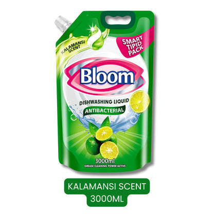 Bloom Kalamansi Dishwashing Liquid Refill Pouch Plant-Based  Grease Cleaner Squeeze Bottle Stand Up